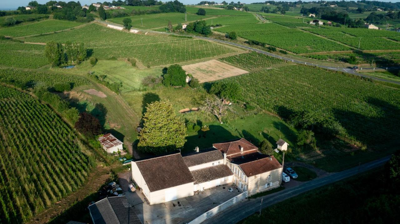 Chambre D'Hote Pres Bordeaux Au Chateau Camponac Bourg-sur-Gironde Bagian luar foto